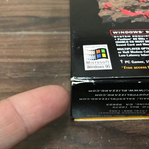 Diablo Big Box 1996 *MISSING MANUAL* PC CD ROM Windows 95 Retro 90's Gaming - Picture 4 of 16